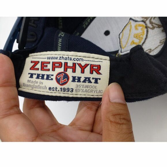 Cal Bear Rare Wool Blend Zephyr The Hat Snap Back - Picture 7 of 12